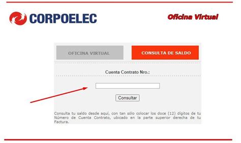 consulta tu saldo corpoelec oficina virtual